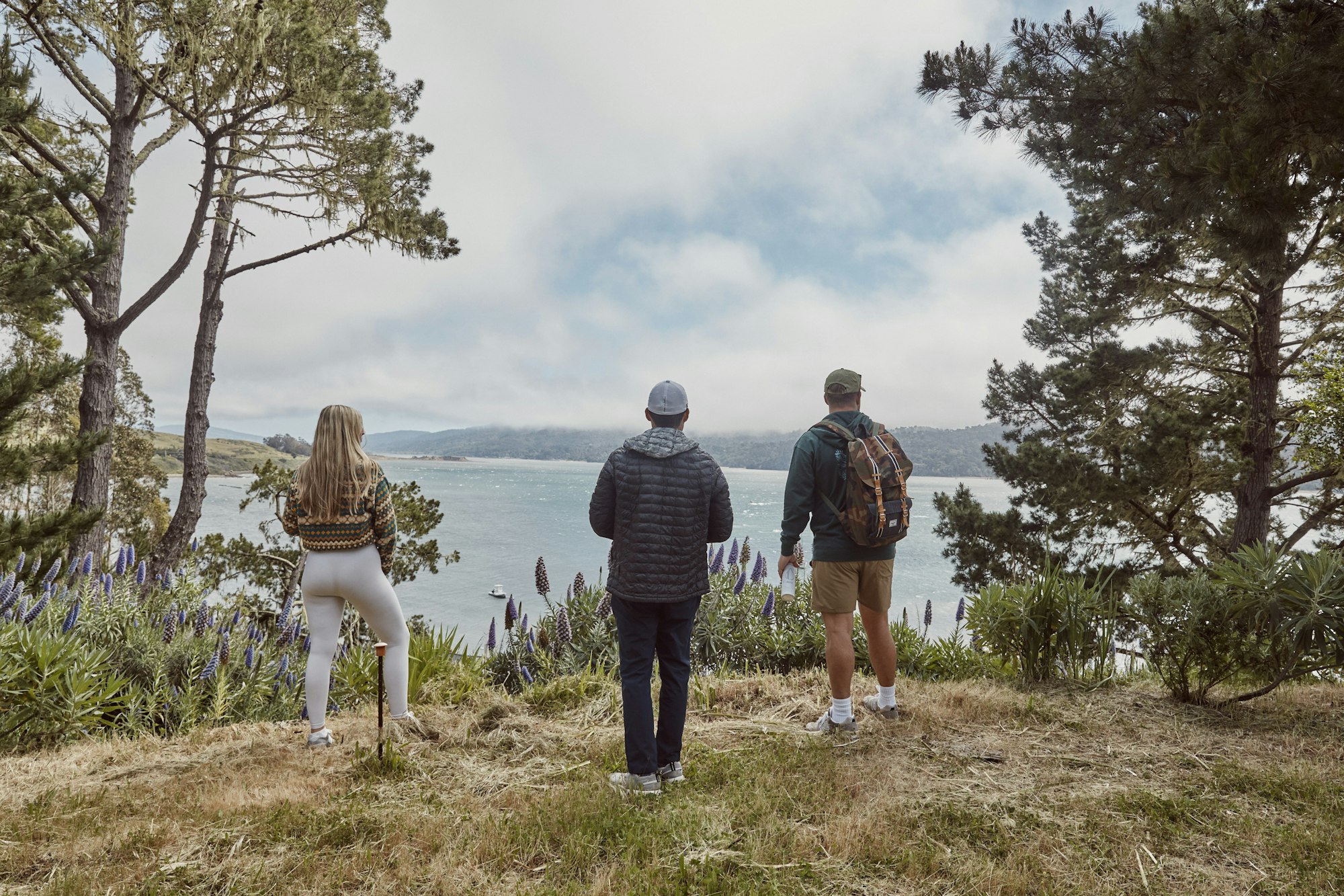 Hiking near Tomales Bay at Marconi State Historic Park