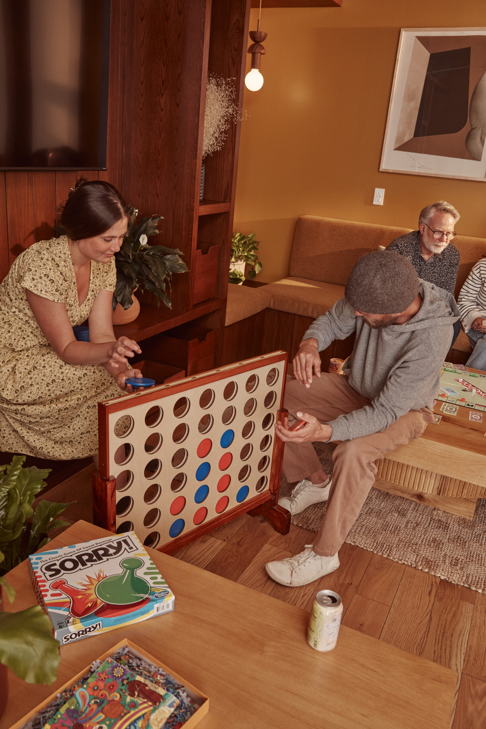 Giant Connect 4 in Lobby